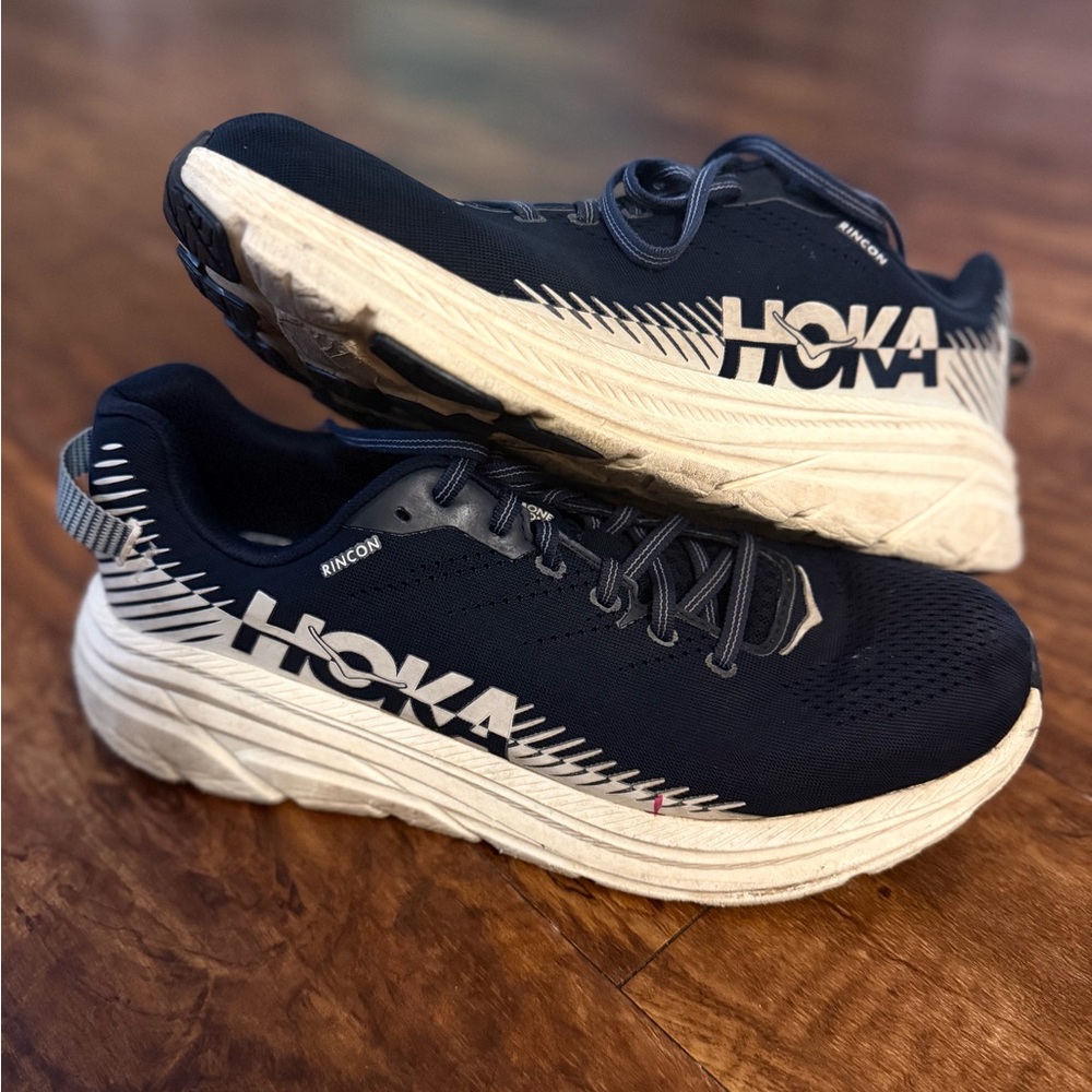 Hoka One One Men's Rincon 2 Size 10.5 Blue/White